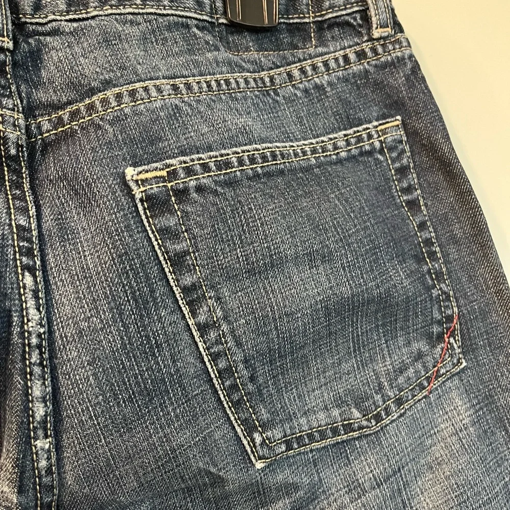 Banana Republic Relaxed Fit Blue Jeans 100% Cotton Straight Leg | 35x34